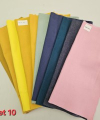 Ribana Parça Kumaş  30x30 cm| Set 10