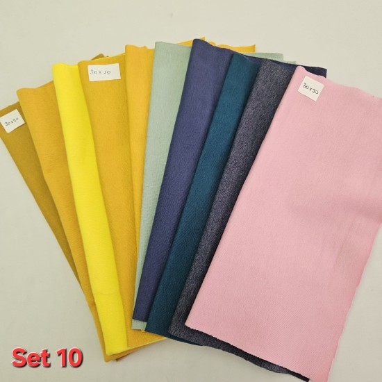 Ribana Parça Kumaş  30x30 cm| Set 10