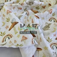 Desenli Kapitone Kumaş | Gökkuşağı Desenli Kapitone Kumaş | Gökkuşağı