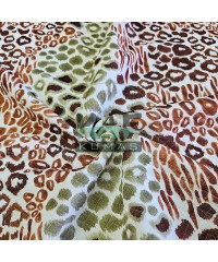 Desenli Kapitone Kumaş | Leopar