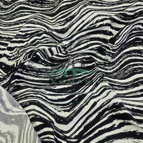 Zebra Desen Likralı Süprem Parça Kumaş Zebra Desen Likralı Süprem Parça Kumaş