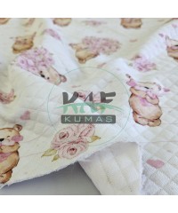 Desenli Kapitone Kumaş | Ayıcık