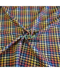 Desenli Kapitone Kumaş | Kazayağı