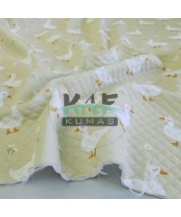 Desenli Kapitone Kumaş | Ördek