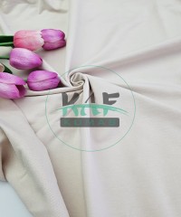 Penye %95 Pamuk %5 Elastan İki İplik Kumaş | Açık Bej