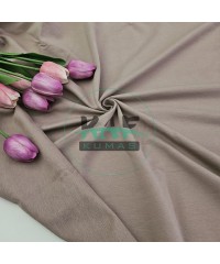 Penye %95 Pamuk %5 Elastan İki İplik Kumaş | Açık Kahverengi