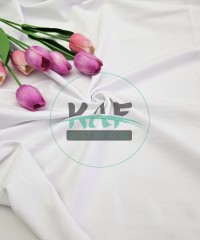 Penye %95 Pamuk %5 Elastan İki İplik Kumaş | Beyaz Penye %95 Pamuk %5 Elastan İki İplik Kumaş | Beyaz