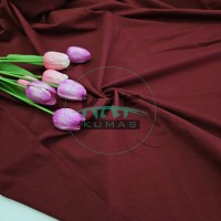 Penye %95 Pamuk %5 Elastan İki İplik Kumaş | Bordo Penye %95 Pamuk %5 Elastan İki İplik Kumaş | Bordo