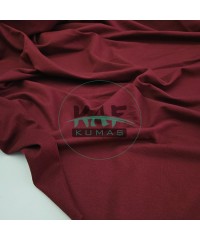 Penye %95 Pamuk %5 Elastan İki İplik Kumaş | Bordo