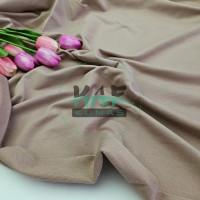Penye %95 Pamuk %5 Elastan İki İplik Kumaş | Açık Kahverengi
