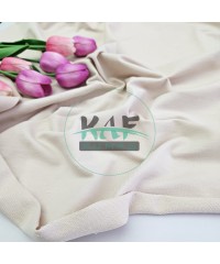 Penye %95 Pamuk %5 Elastan İki İplik Kumaş | Açık Bej