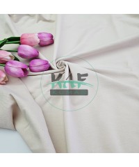 Penye %95 Pamuk %5 Elastan İki İplik Kumaş | Açık Bej