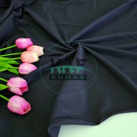 Penye %95 Pamuk %5 Elastan İki İplik Kumaş | Lacivert