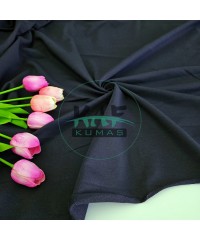 Penye %95 Pamuk %5 Elastan İki İplik Kumaş | Lacivert