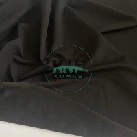 Penye 72% Pamuk 24% Polyester 6% Elastan İki İplik Kumaş | Siyah Penye 72% Pamuk 24% Polyester 6% Elastan İki İplik Kumaş | Siyah