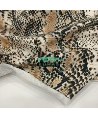 Baskılı Penye İki İplik Kumaş| Leopar Desen