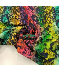 Baskılı Penye İki İplik Kumaş| Renkli Desen