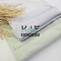 Penye 75% Pamuk 25% Polyester 5% Elastan İki İplik Kumaş | Açık Gri