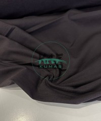 Penye %95 Pamuk %5 Elastan İki İplik Kumaş | Kahverengi 