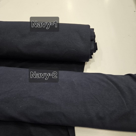 Penye İki İplik Kumaş | Navy-1 Penye İki İplik Kumaş | Navy-1