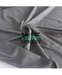 Penye Şardonlu İki İplik Kumaş | Koyu Gri