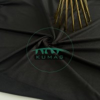 Viskon İki İplik Kumaş | Siyah Viskon İki İplik Kumaş | Siyah