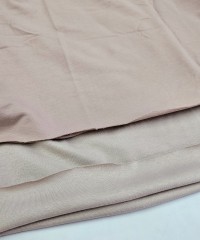 Bej Eşofman Takımı Dikimi için Hazır Set: 250x180 cm İki İplik + 100x70 cm Ribana Kumaş