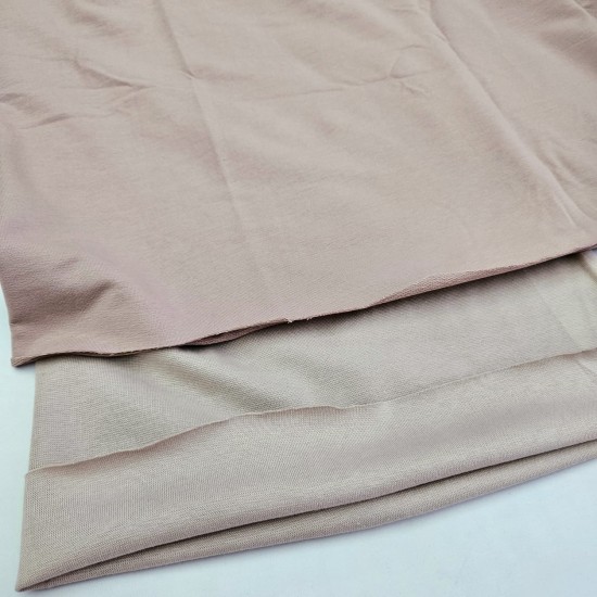 Bej Eşofman Takımı Dikimi için Hazır Set: 250x180 cm İki İplik + 100x70 cm Ribana Kumaş