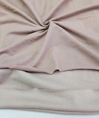 Bej Eşofman Takımı Dikimi için Hazır Set: 250x180 cm İki İplik + 100x70 cm Ribana Kumaş