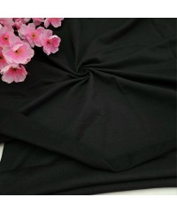 Siyah Eşofman Takımı Dikimi için Hazır Set: 250x180 cm İki İplik + 100x70 cm Ribana Kumaş