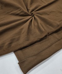 Kahve Şardonlu Eşofman Takımı Dikimi için Hazır Set: 250x180 cm İki İplik + 100x70 cm Ribana Kumaş