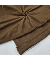 Kahve Şardonlu Eşofman Takımı Dikimi için Hazır Set: 250x180 cm İki İplik + 100x70 cm Ribana Kumaş