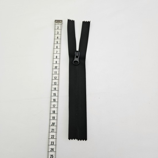 Su Geçirmez PU Kaplama Fermuar | O Fermuar | Uzunluk: 20 cm Siyah Su Geçirmez PU Kaplama Fermuar | O Fermuar | Uzunluk: 20 cm Siyah
