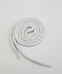 Pamuk Sweatshirt İpi | Plastik Uçlu 115 cm Kordon | Gri Melanj