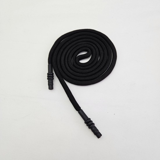 Özel Fırsat* Siyah 10'lu Kordon Bağcık 130 cm & No 5 Gümüş Renk 20'li Kuşgözü Set