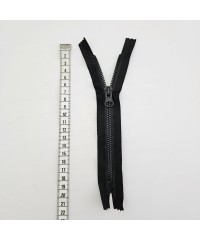 Timsah Dişli Fermuarı | Kemik Fermuar Uzunluk: 20 cm Siyah