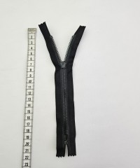 Timsah Dişli Fermuarı | Kemik Fermuar Uzunluk: 20 cm Siyah Timsah Dişli Fermuarı | Kemik Fermuar Uzunluk: 20 cm Siyah