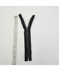 Timsah Dişli Fermuarı | Kemik Fermuar Uzunluk: 20 cm Siyah