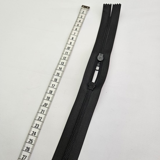 Su Geçirmez PU Kaplama Fermuar | O Fermuar Çift Elcikli | Uzunluk: 28 cm Siyah Su Geçirmez PU Kaplama Fermuar | O Fermuar Çift Elcikli | Uzunluk: 28 cm Siyah