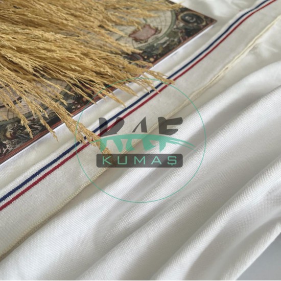 Likralı Lakost Pike Kumaş | Beyaz (170 gr)