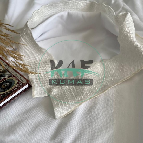 Likralı Lakost Pike Kumaş | Beyaz (210 gr)