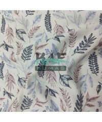 Baskılı %100 Pamuk Müslin Kumaş | Geniş En | Soft Dallar