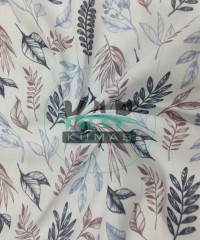 Baskılı %100 Pamuk Müslin Kumaş | Geniş En | Soft Dallar