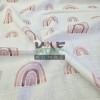 Baskılı %100 Pamuk Müslin Kumaş | Boho Gökkuşağı Baskılı %100 Pamuk Müslin Kumaş | Boho Gökkuşağı
