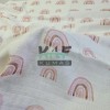 Baskılı %100 Pamuk Müslin Kumaş | Boho Gökkuşağı Baskılı %100 Pamuk Müslin Kumaş | Boho Gökkuşağı