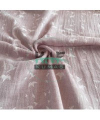  Jakarlı Krinkıl Müslin | 2 Katlı Bürümcük Kumaş | Kuş