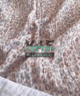 Krinkıl Müslin | 2 Katlı Bürümcük Kumaş | Leopar