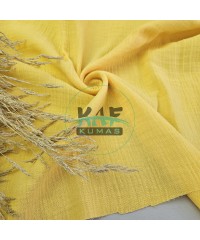 Krinkıl Müslin | 2 Katlı Bürümcük Kumaş | Sarı Krinkıl Müslin | 2 Katlı Bürümcük Kumaş | Sarı