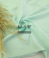 Krinkıl Müslin | 2 Katlı Bürümcük Kumaş | Su Yeşili