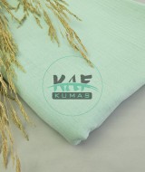 Krinkıl Müslin | 2 Katlı Bürümcük Kumaş | Su Yeşili